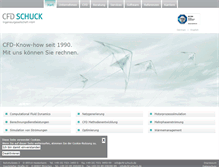 Tablet Screenshot of cfd-schuck.de